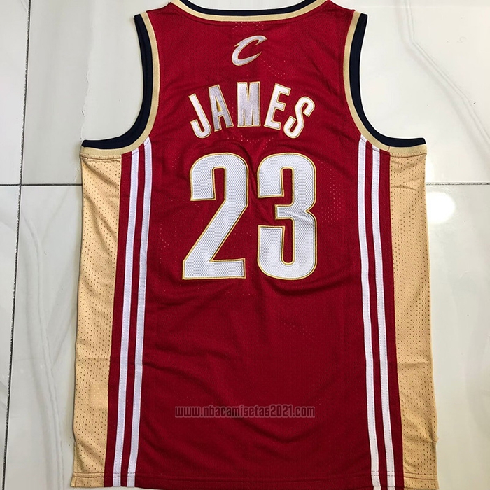 Camiseta Cleveland Cavaliers LeBron James #23 Mitchell & Ness 2003-04 Rojo